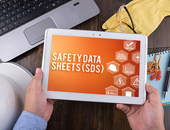 Review SDS sheets